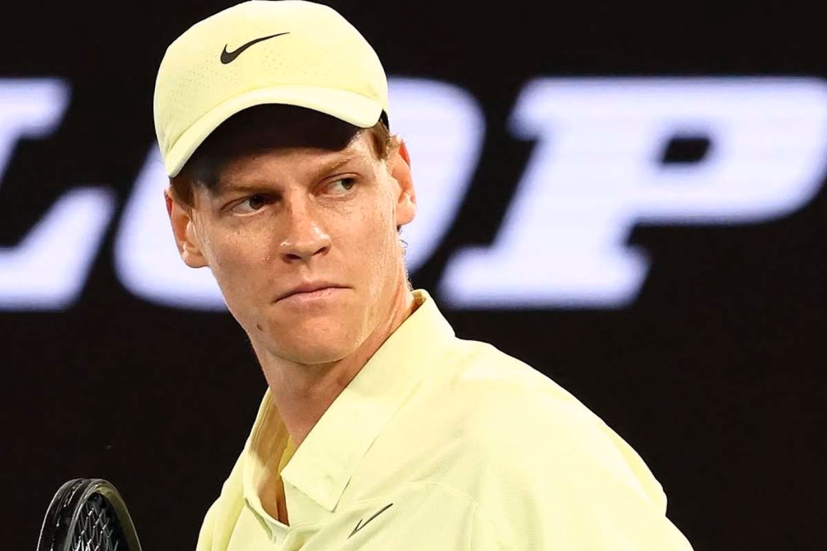 Sinner durante una partita