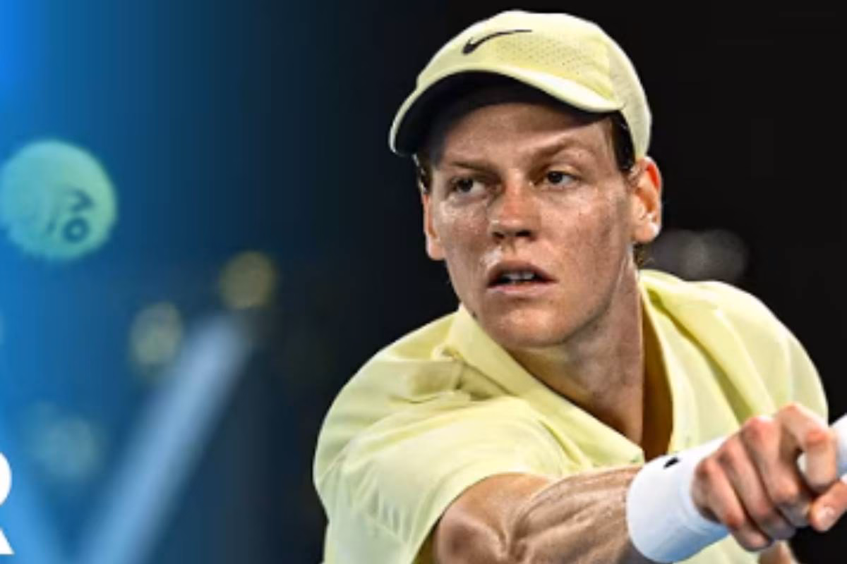 Sinner durante una partita