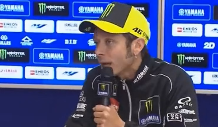 Valentino Rossi in conferenza