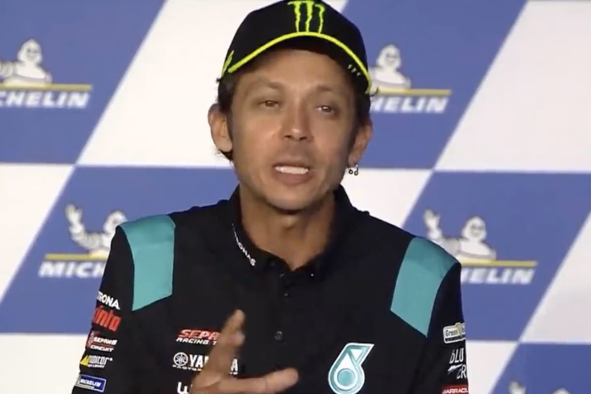 Valentino Rossi in conferenza