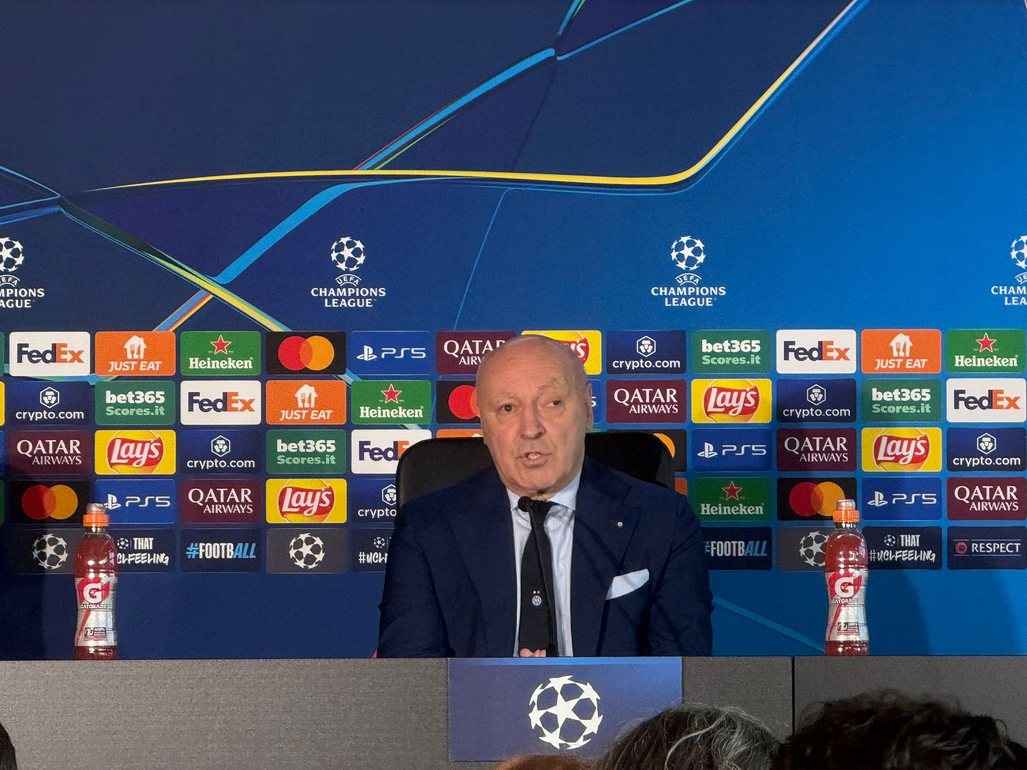 Marotta carica l’Inter: “Due finali in tre anni è qualcosa di irripetibile”