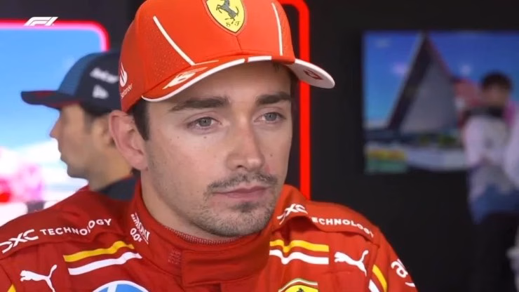 Charles Leclerc lacrime