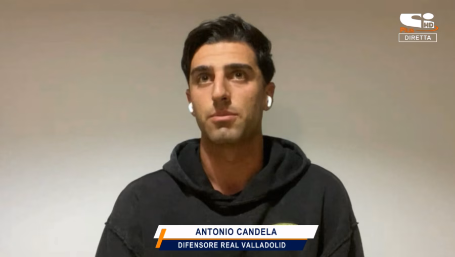 Antonio Candela, difensore del Valladolid in prestito dal Venezia, in diretta a Sportitalia