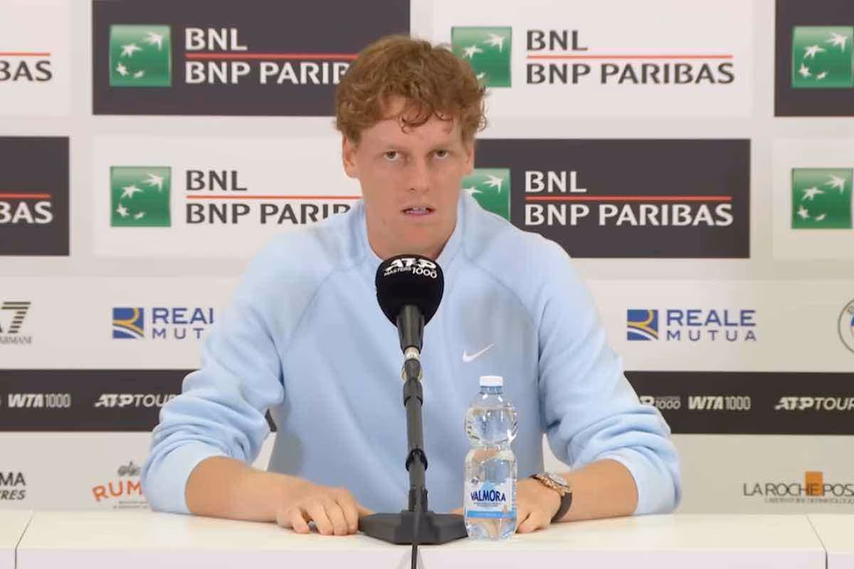 Sinner in conferenza