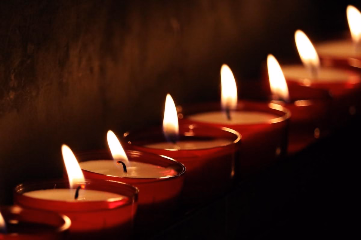 Candele lutto