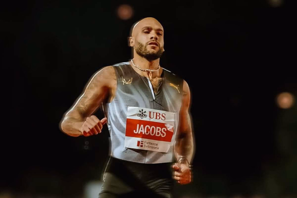 Marcell Jacobs durante una gara 