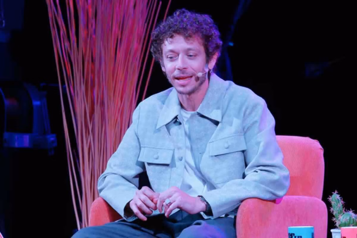 Valentino Rossi con Giacomo Poretti