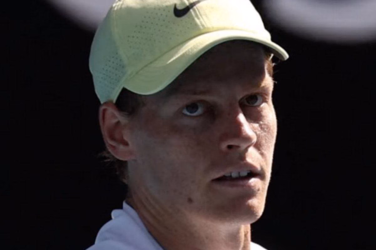 Primo piano di Jannik Sinner