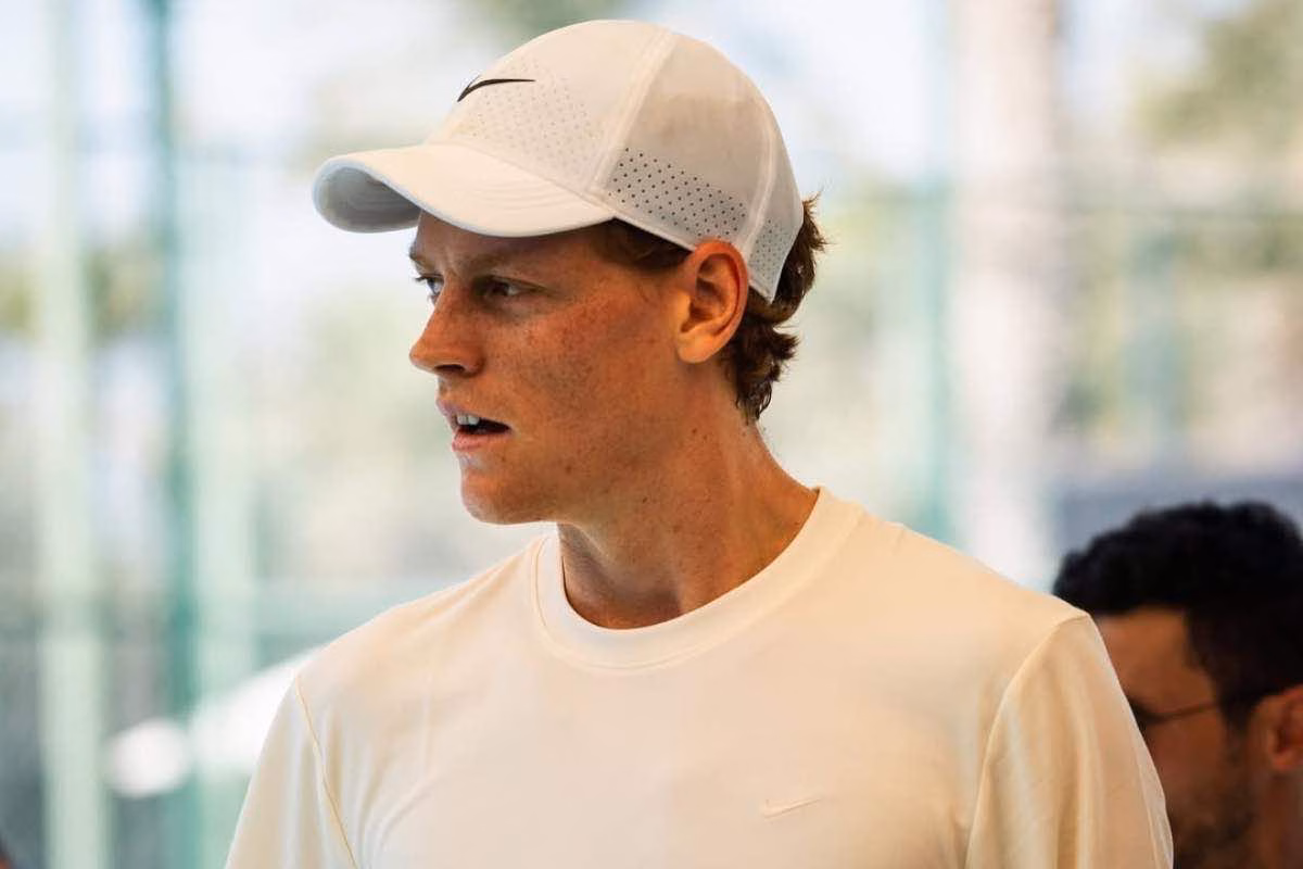 Primo piano di Sinner