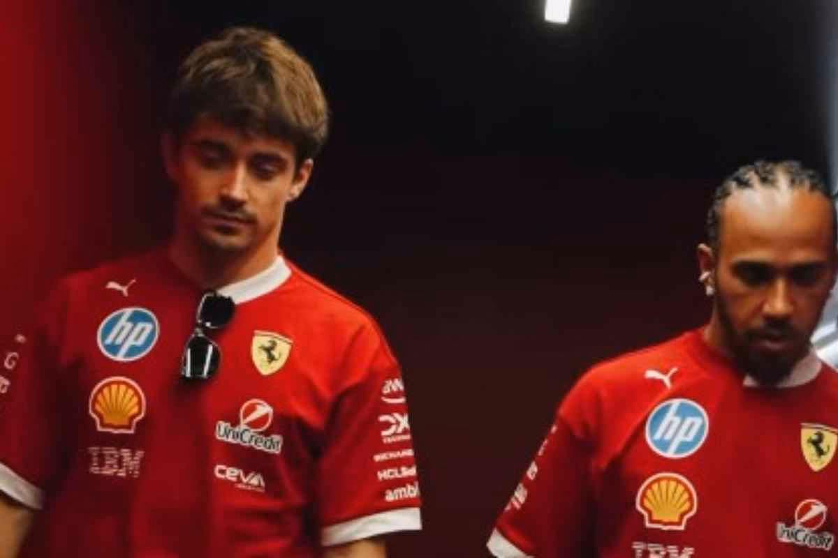 Charles Leclerc e Lewis Hamilton