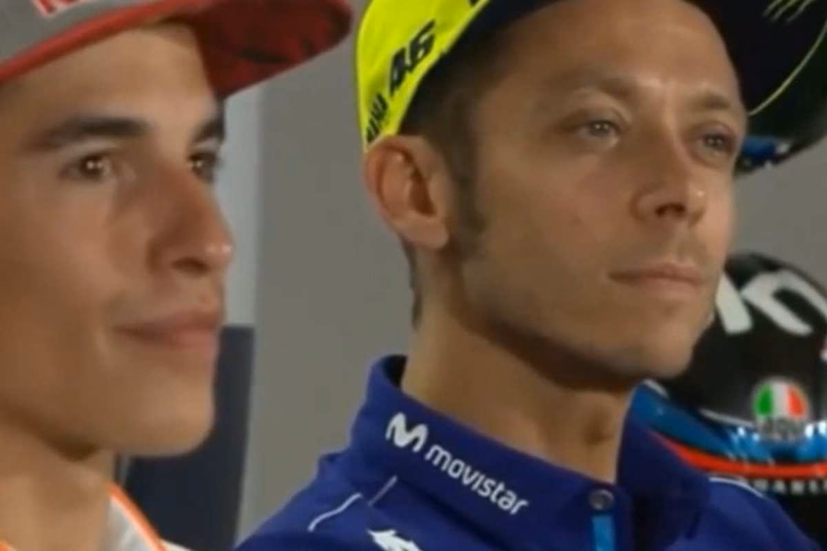 Valentino Rossi e Marc Marquez 