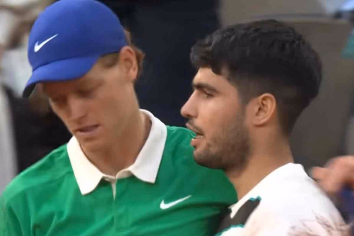 Jannik Sinner e Carlos Alcaraz 