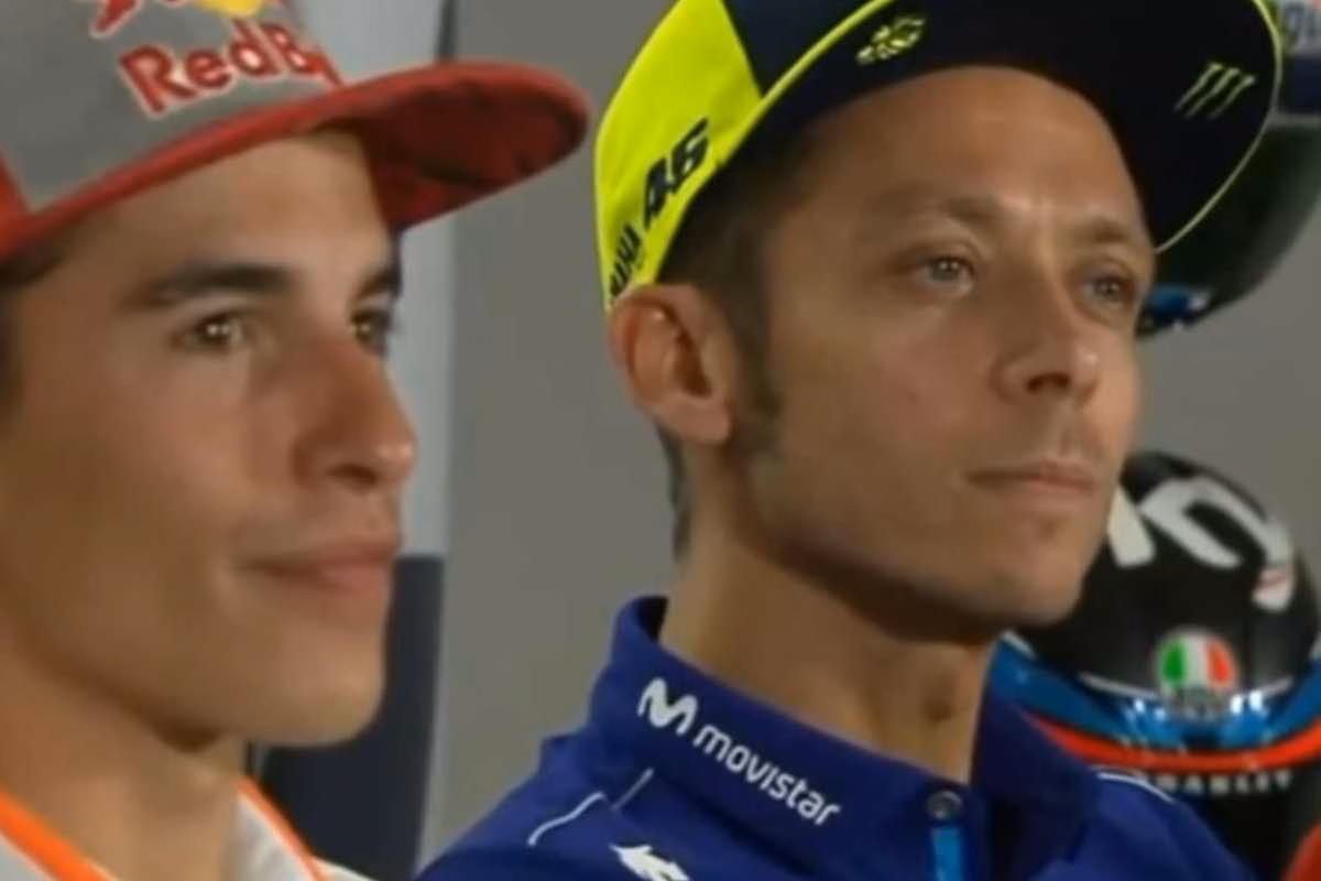 Valentino Rossi e Marc Marquez