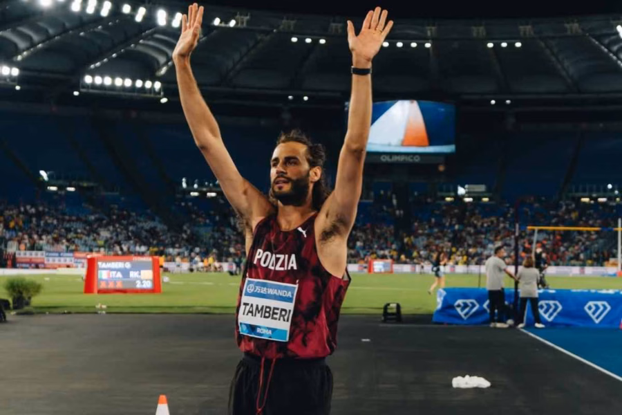Gianmarco Tamberi atleta azzurro