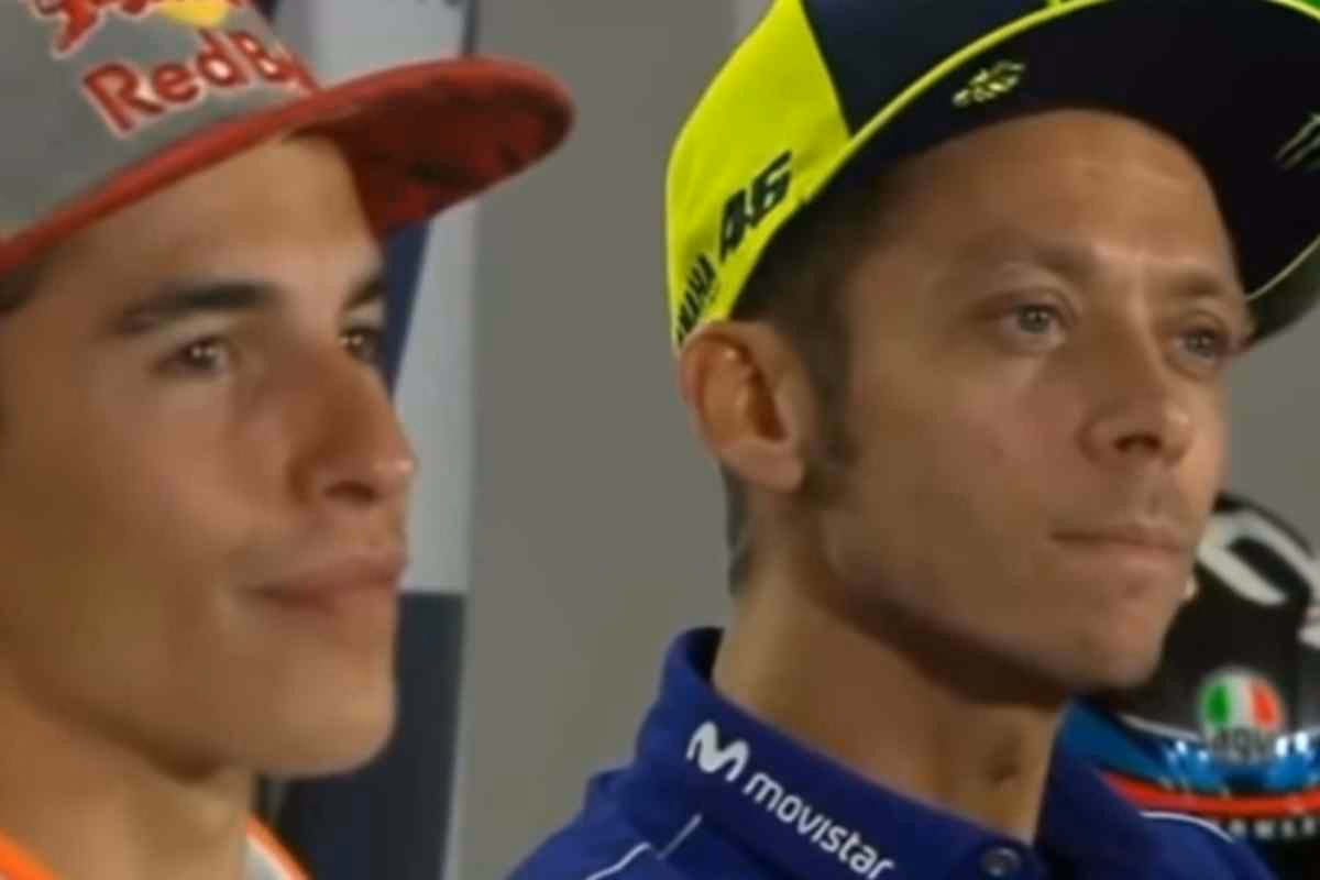 Marc Marquez e Valentino Rossi