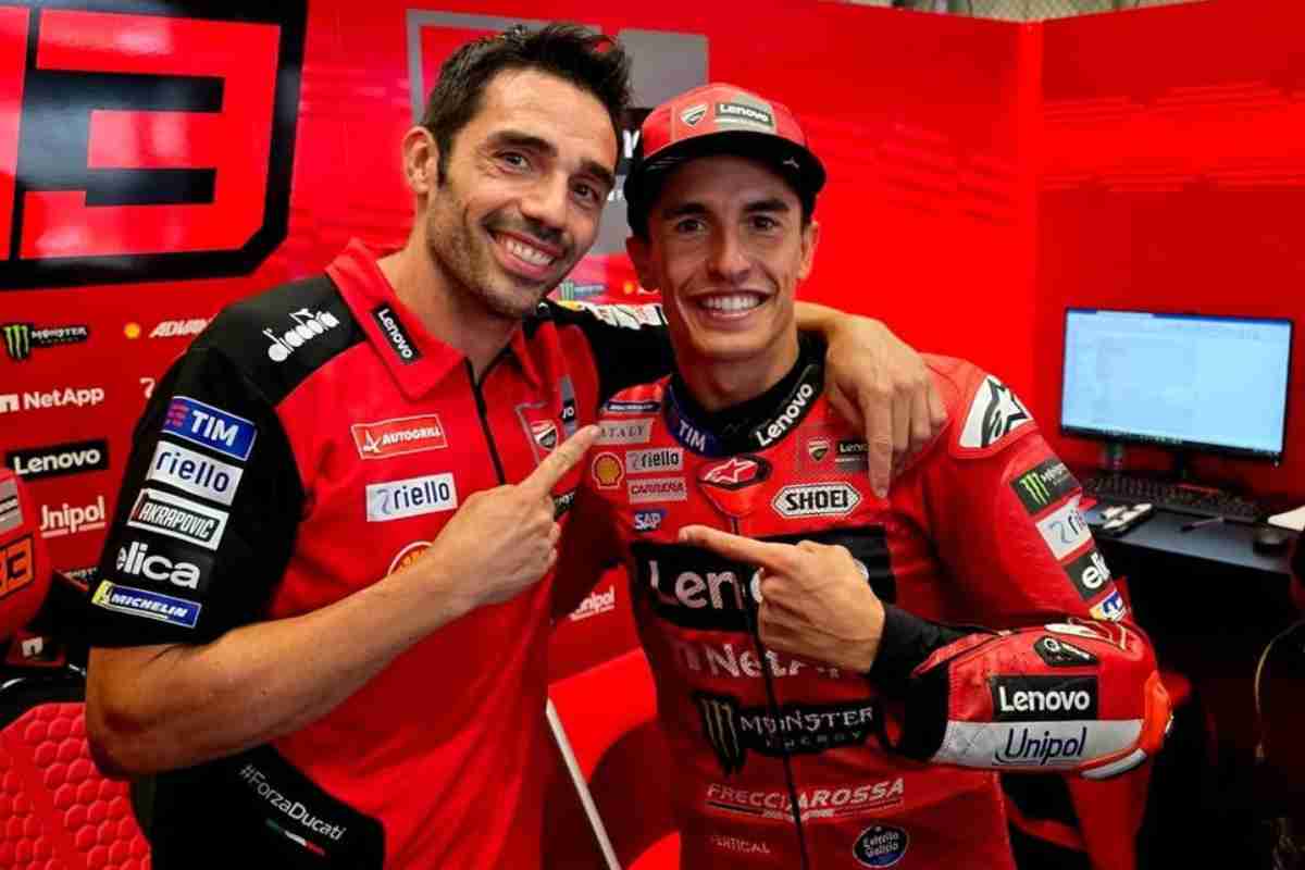Michele Pirro e Marc Marquez