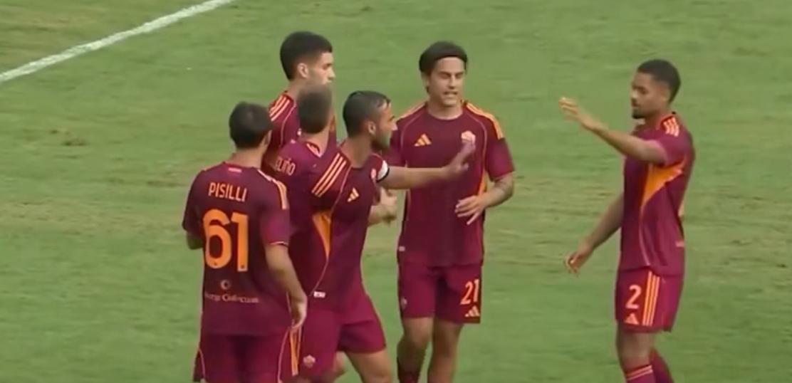 Roma-NEOM termina 2-2: per i giallorossi a segno Cristante e Soulé