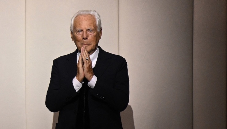 Giorgio Armani lutto