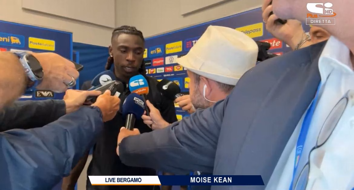 Kean dopo Italia-Estonia a Sportitalia