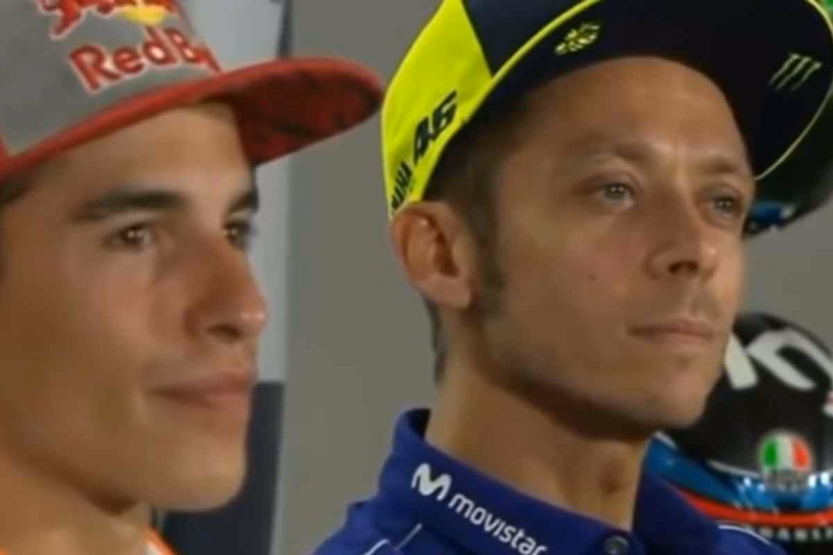 Marc Marquez e Valentino Rossi