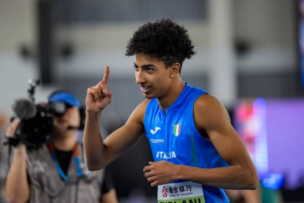 Mattia Furlani vince l'oro