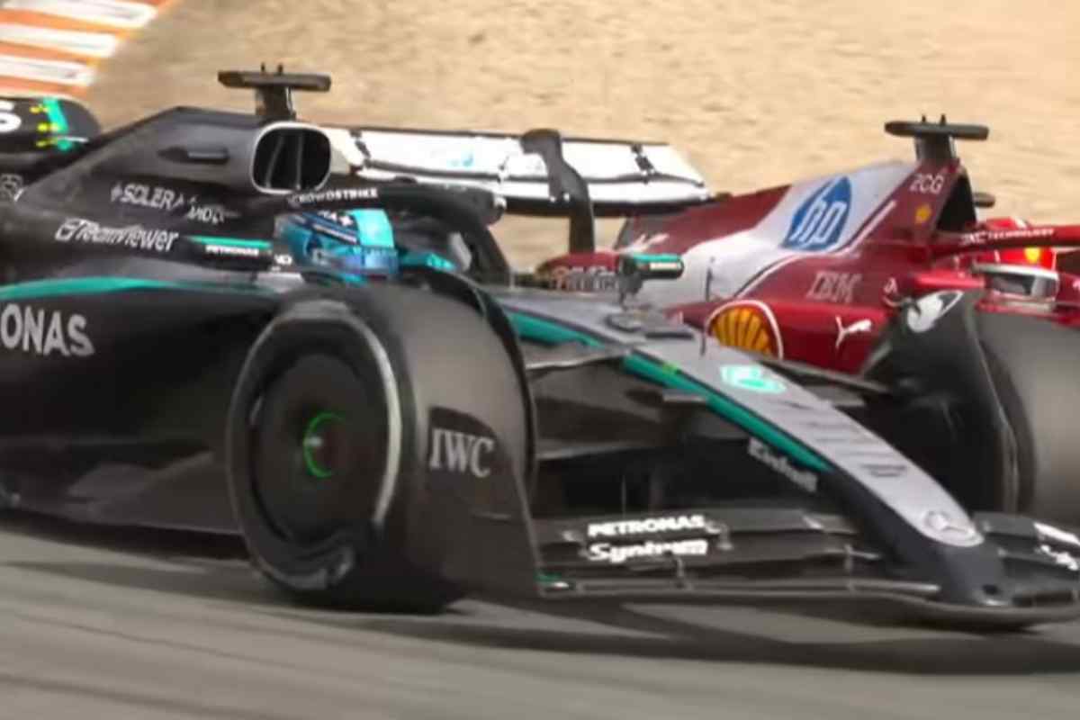 George Russell e Charles Leclerc 