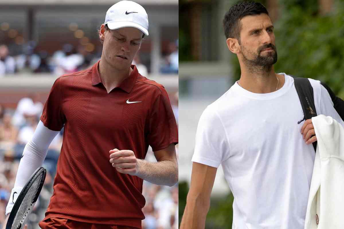 Jannik Sinner e Novak Djokovic