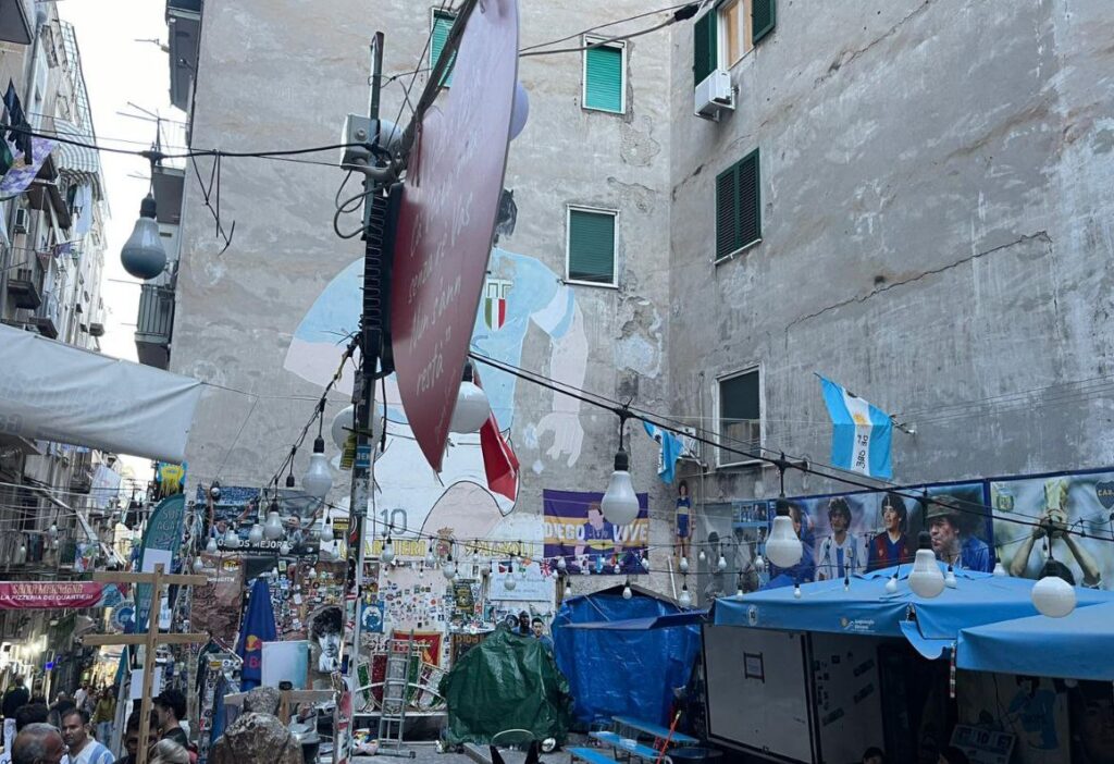 Come è il Santuario di Maradona dopo il blitz della polizia