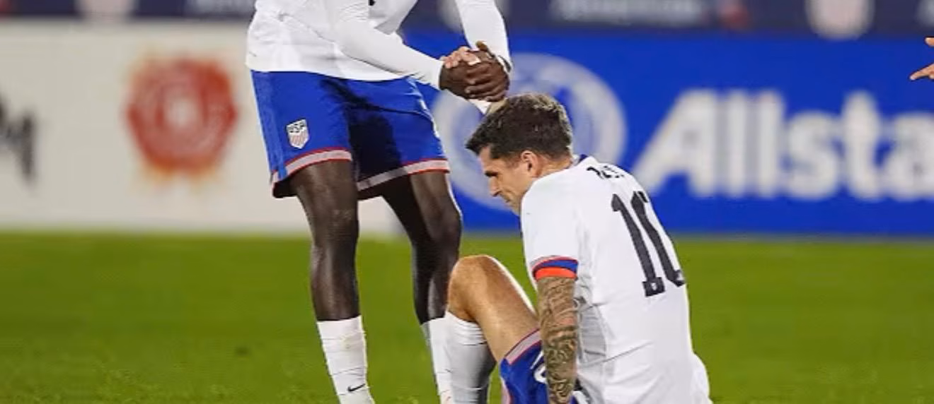 Christian Pulisic, attaccante del Milan, si è infortunato con la maglia degli USA