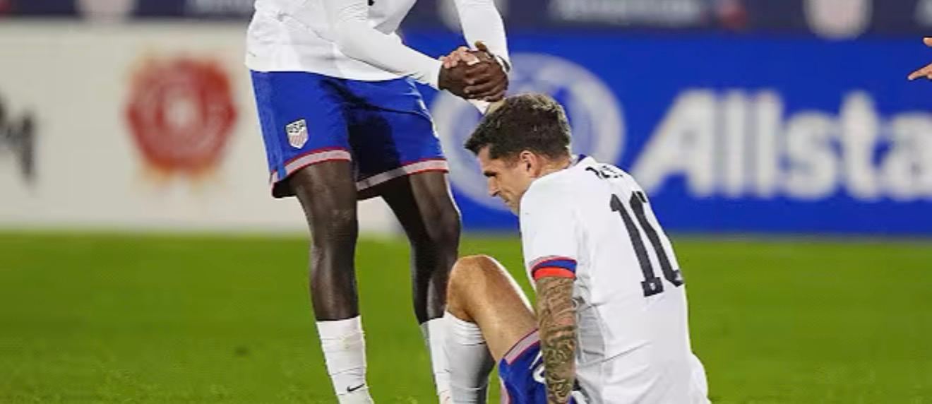 Christian Pulisic, attaccante del Milan, si è infortunato con la maglia degli USA