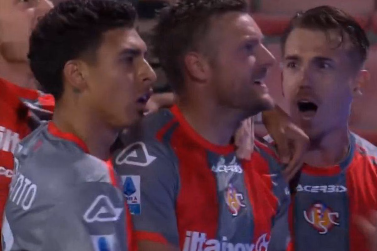 L'esultanza di Jamie Vardy