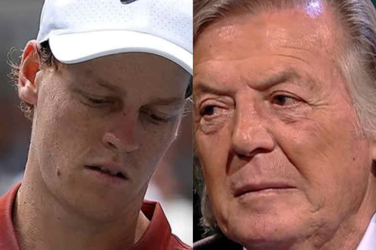 Jannik Sinner e Adriano Panatta 