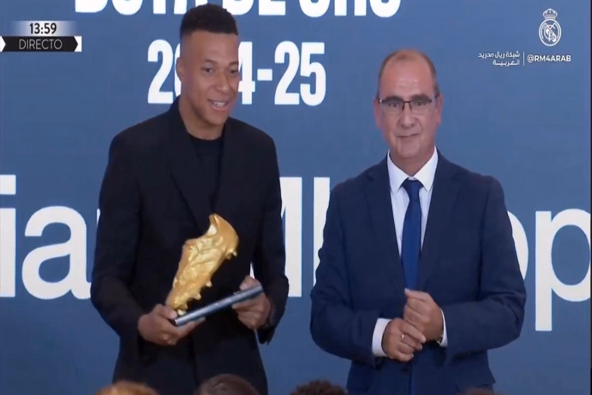 Mbappé da record: vince la Scarpa d'oro 2025