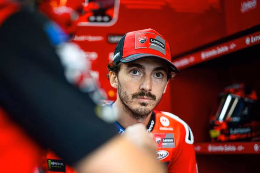 Pecco Bagnaia deluso