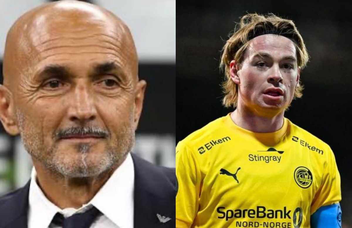 Luciano Spalletti (allenatore Juventus) e Patrick Berg (centrocampista Bodo Glimt)