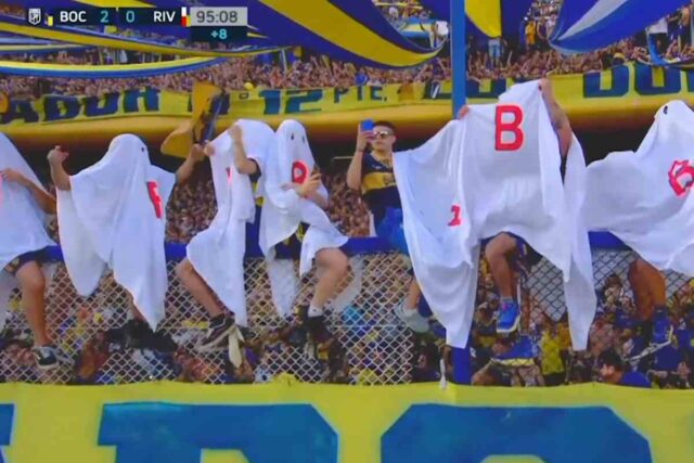 Coreografia Boca Jrs nel Superclasico