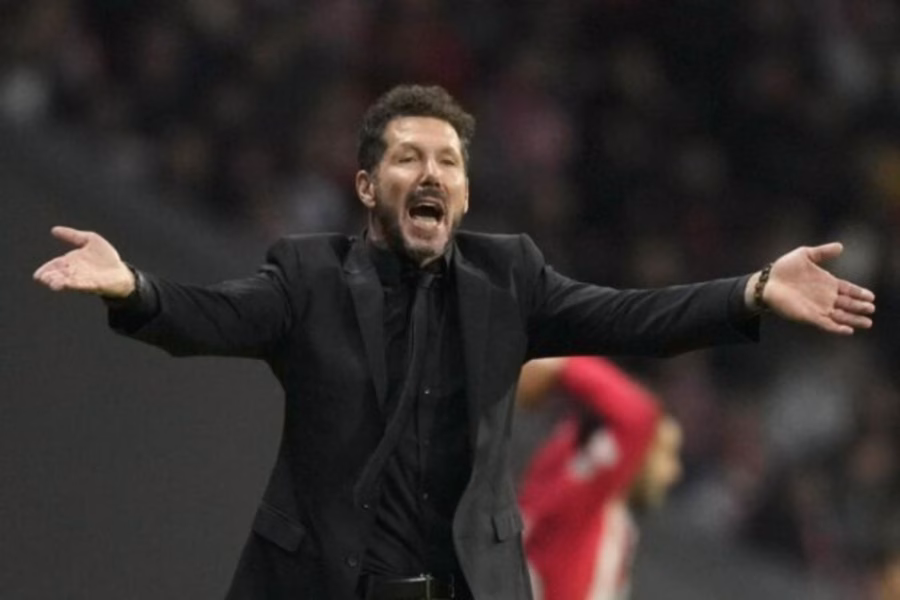 Diego Simeone, allenatore dell'Atletico Madrid