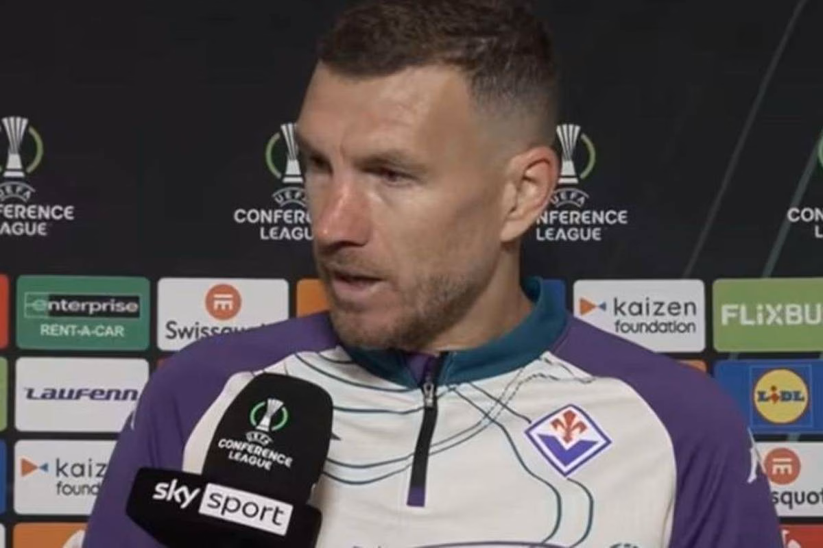 Edin Dzeko, attaccante Fiorentina