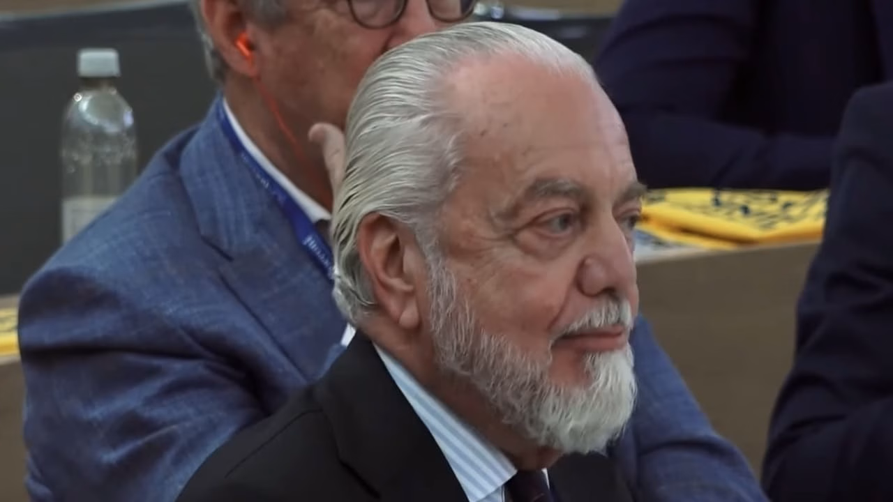 Aurelio De Laurentiis, presidente del Napoli