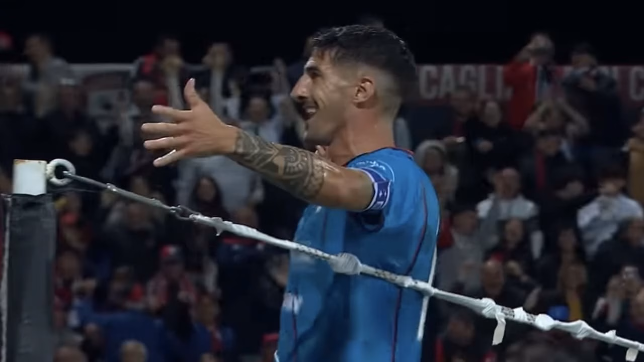 Alessandro Deiola, centrocampista del Cagliari