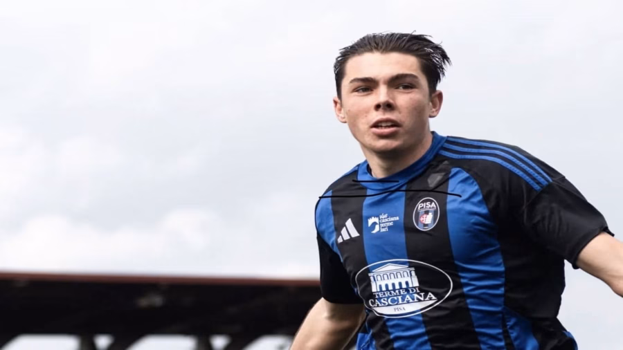 Thomas Buffon, attaccante del Pisa