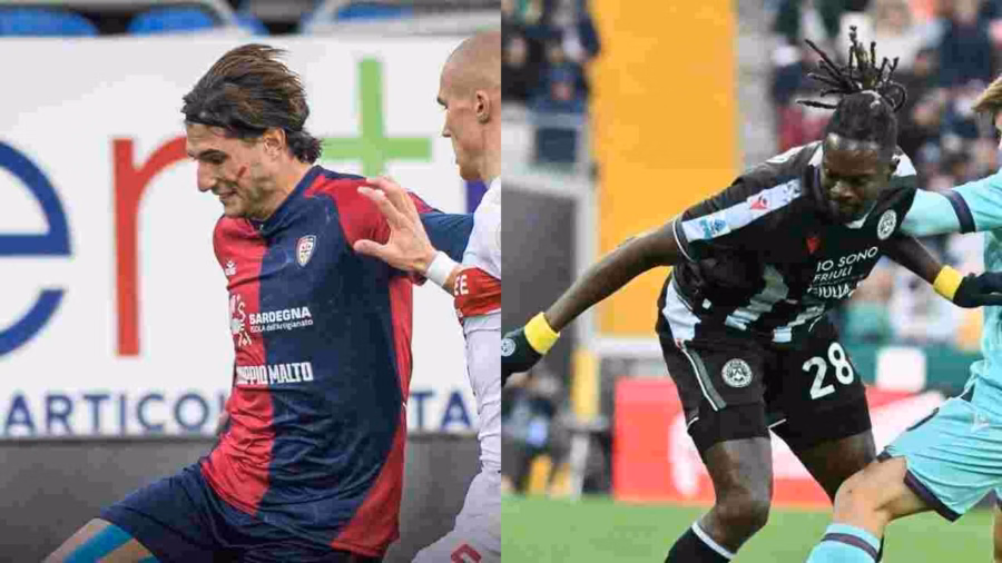 Serie A, Cagliari-Genoa e Udinese-Bologna