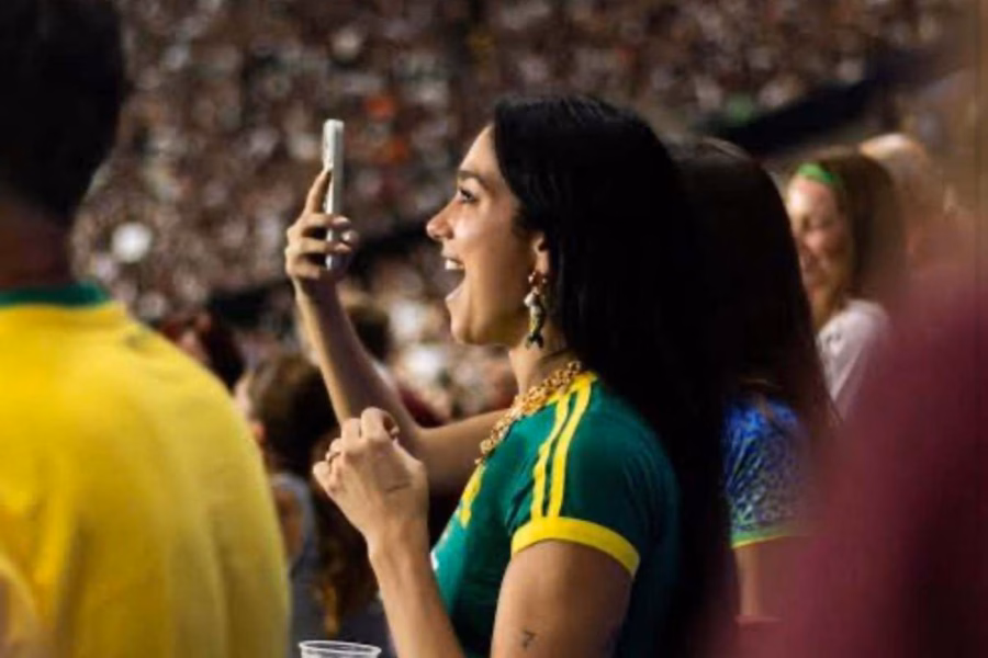 Dua Lipa al Maracanà per Fluminense-Flamengo