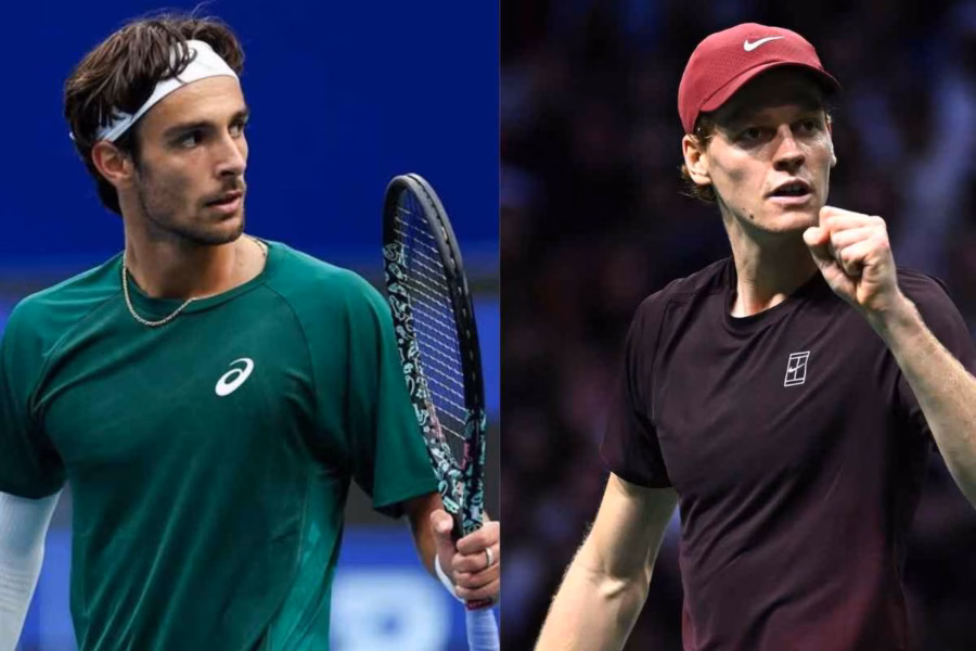 Lorenzo Musetti e Jannik Sinner 