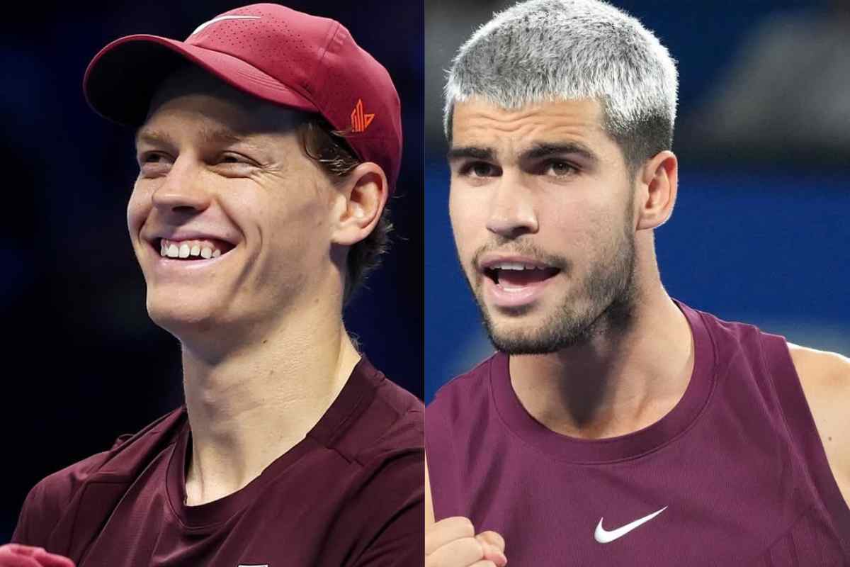 Jannik Sinner e Carlos Alcaraz