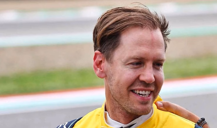 Sebastian Vettel spaventato