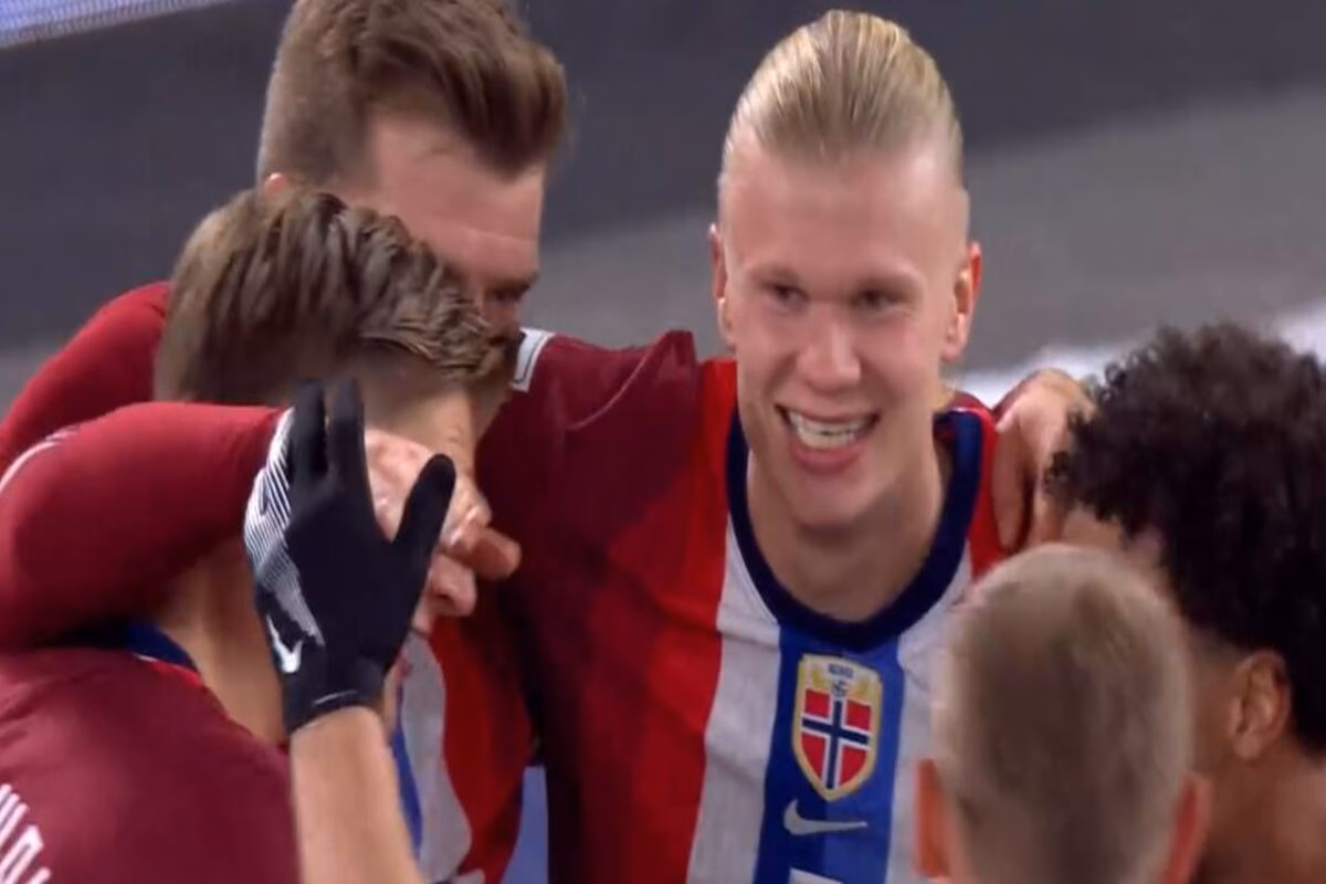 Erling Haaland, attaccante del Manchester City e della Norvegia