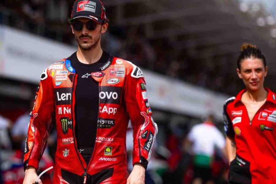 Pecco Bagnaia preoccupatissimo