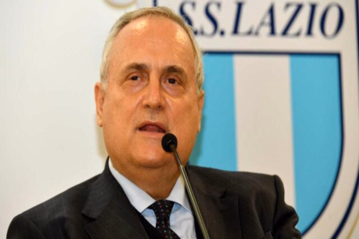 Claudio Lotito, presidente della Lazio
