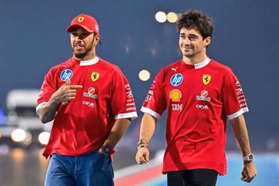 Vasseur Hamilton Ferrari